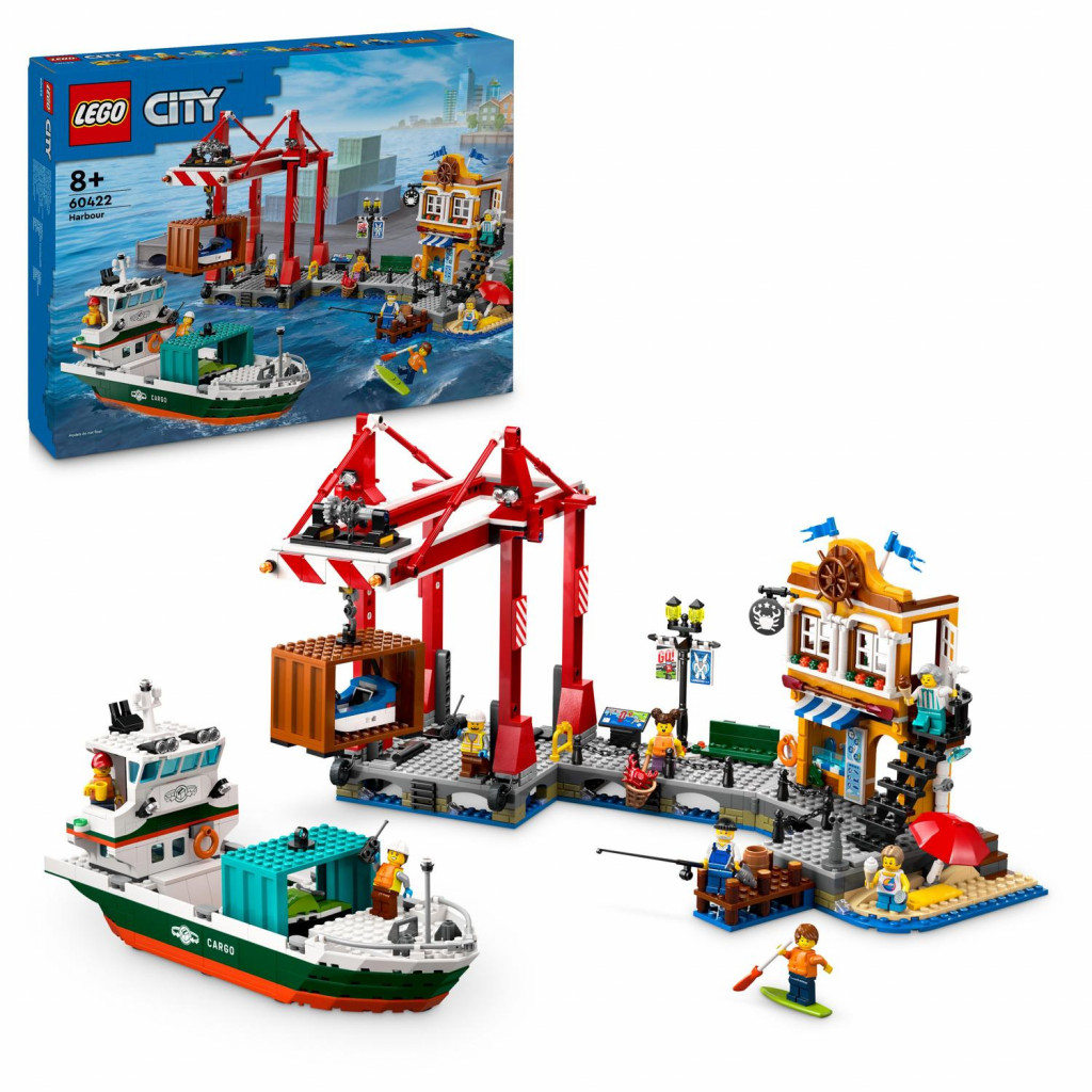 Lego® Prístav s nákladnou loďou