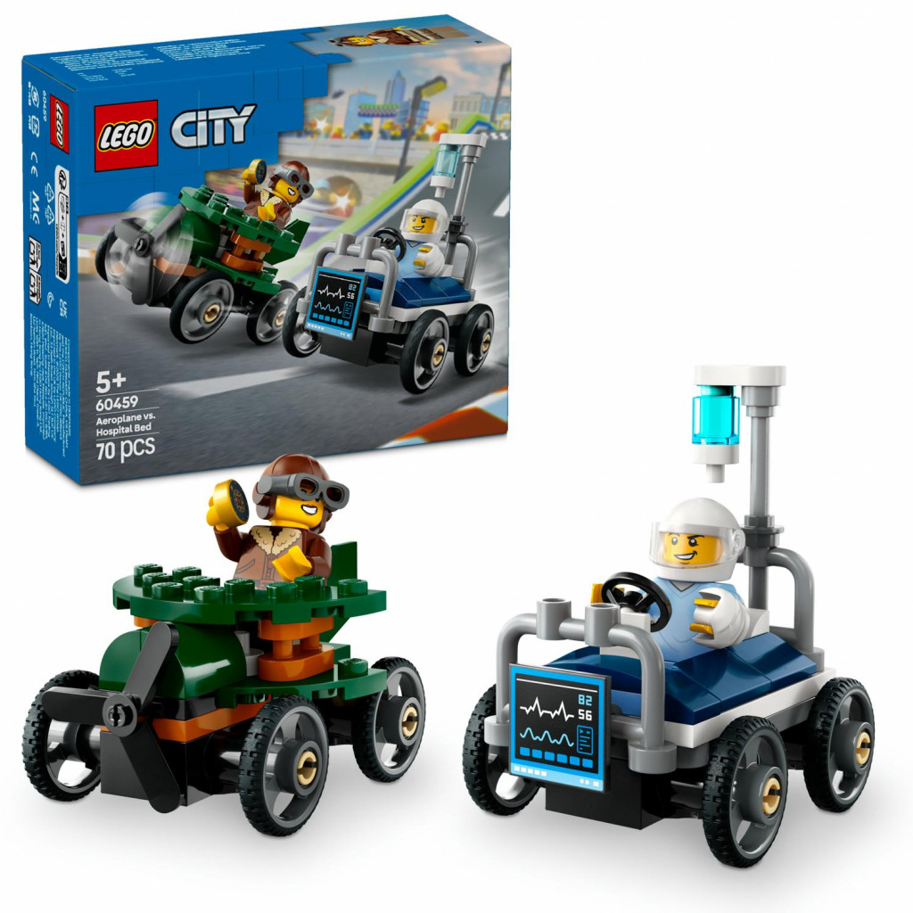 Lego® Pretekársky balíček: Lietadlo vs. nemocničné lôžko