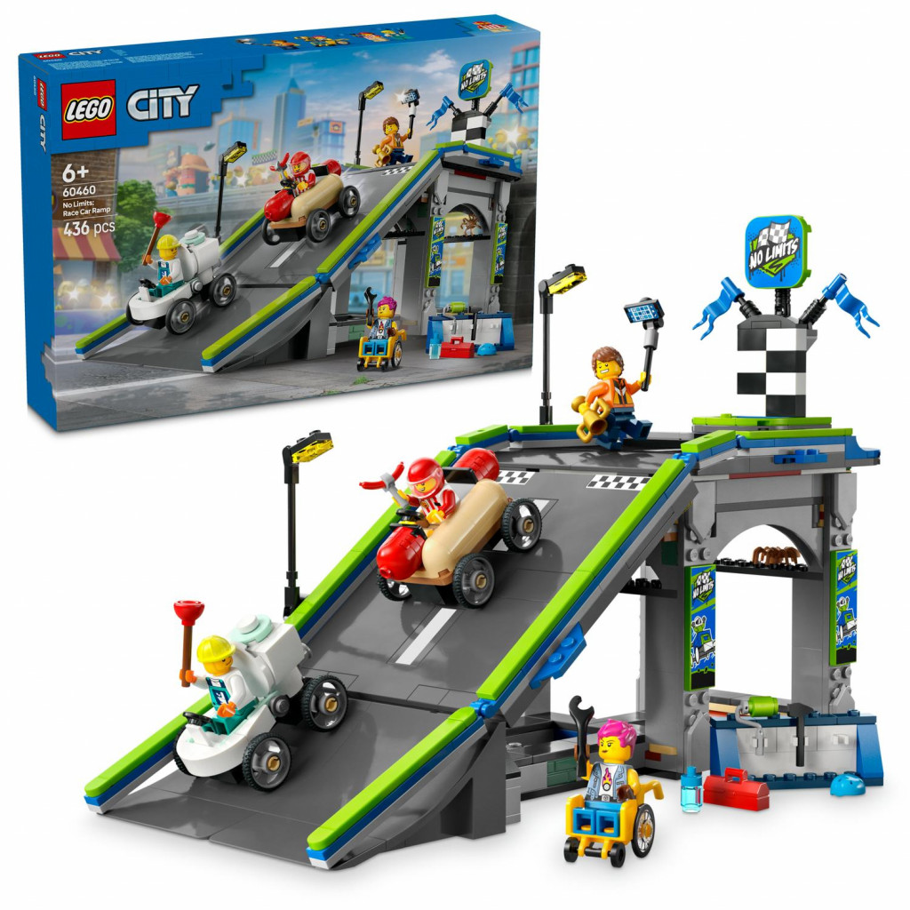 Lego® Tvoje pravidlá: Pretekárska dráha s rampami