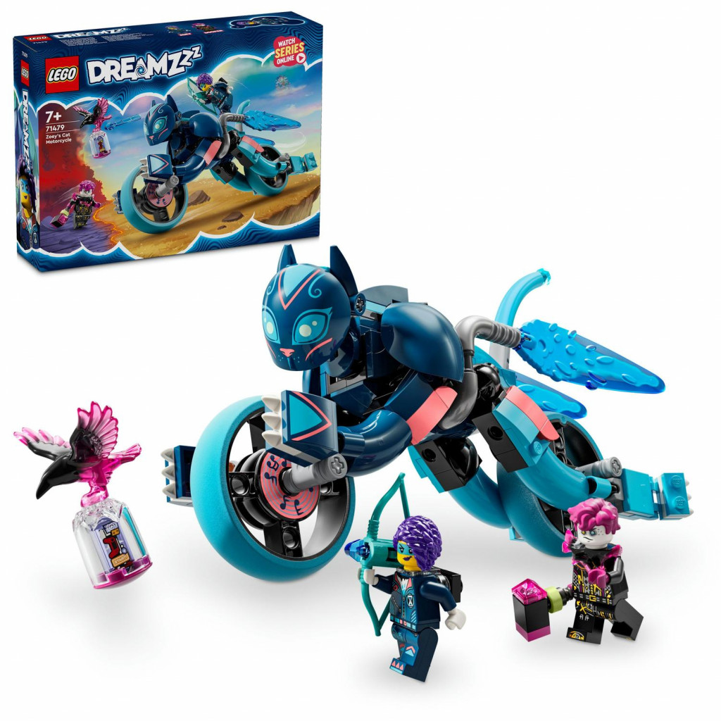 Lego® Zoey a jej mačacia motorka