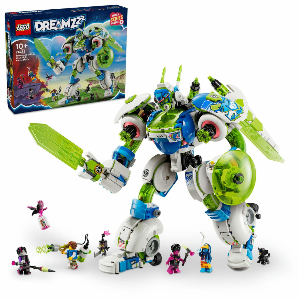 Lego® Mateo a rytiersky bojový robot Z-Blob