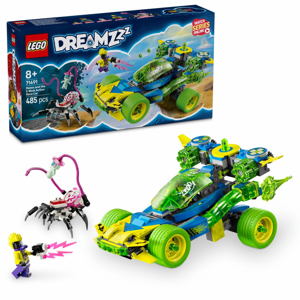 Lego® Mateo a akčné pretekárske auto Z-Blob