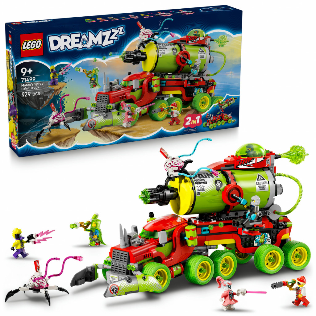 Lego® Mateovo vozidlo v podobe farby v spreji