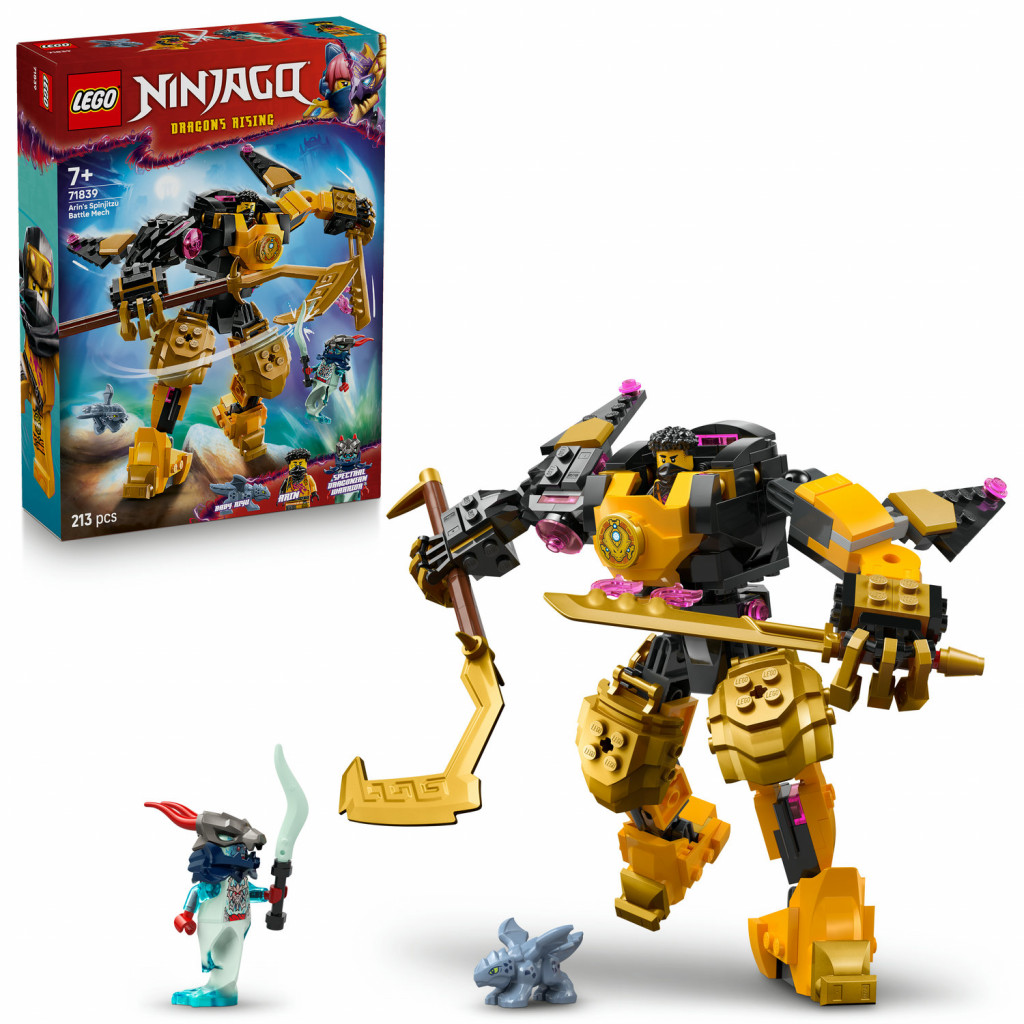 Lego® Arin a bojový robot Spinjitzu