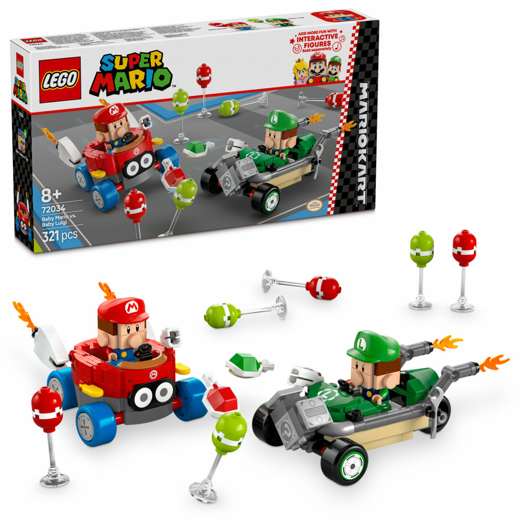 Lego® Mario Kart™ – Baby Mario vs. Baby Luigi