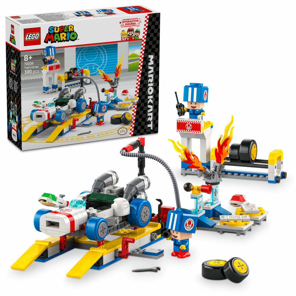 Lego® Mario Kart™ – Toad a jeho garáž