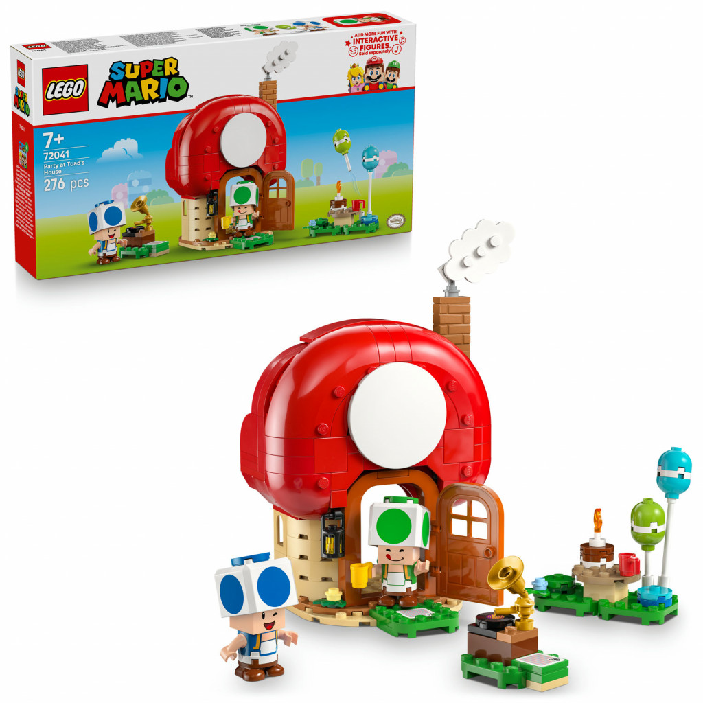 Lego® Toad a párty v jeho dome