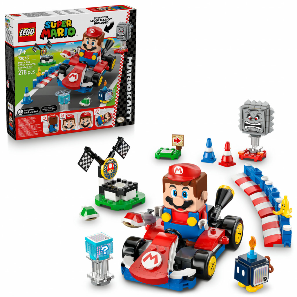 Lego® Mario Kart™ – Interaktívny LEGO® Mario™ a Standard Kart