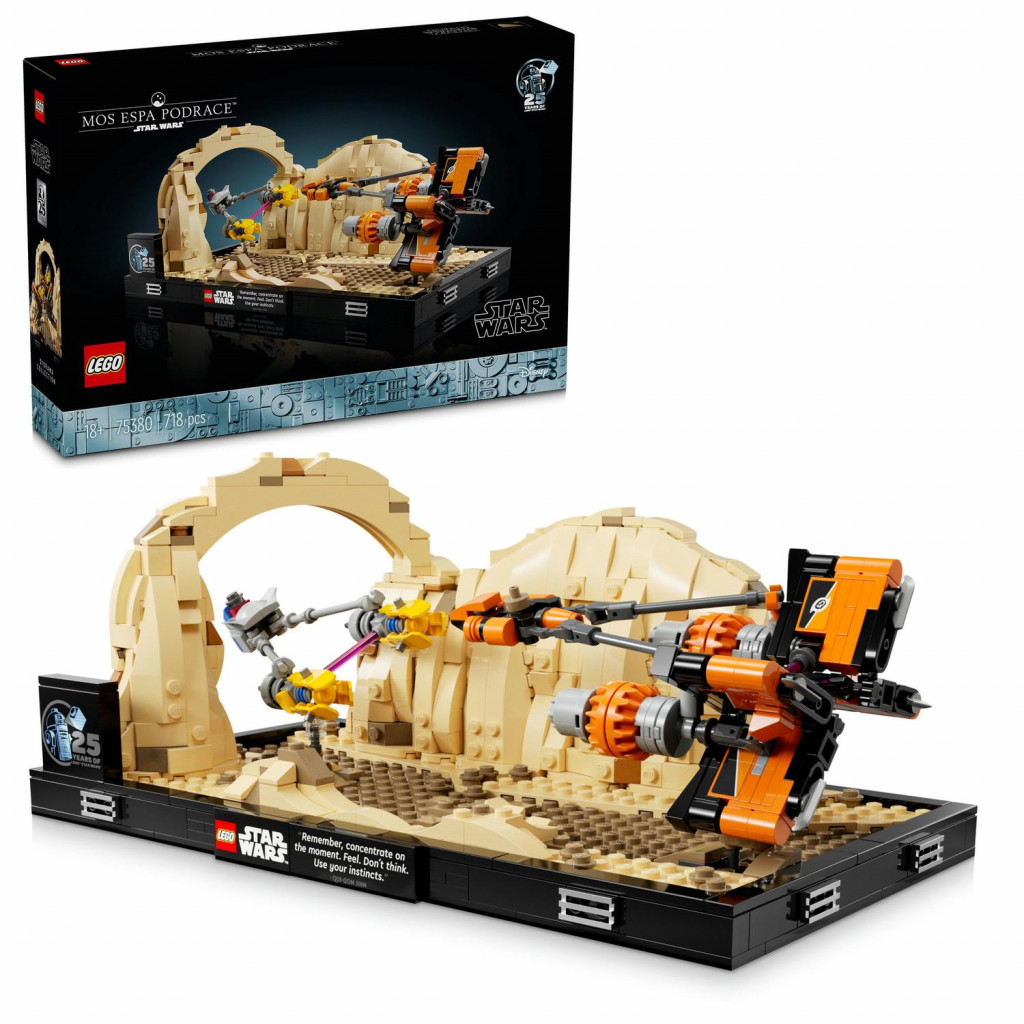 Lego® Preteky klzákov v Mos Espa – dioráma