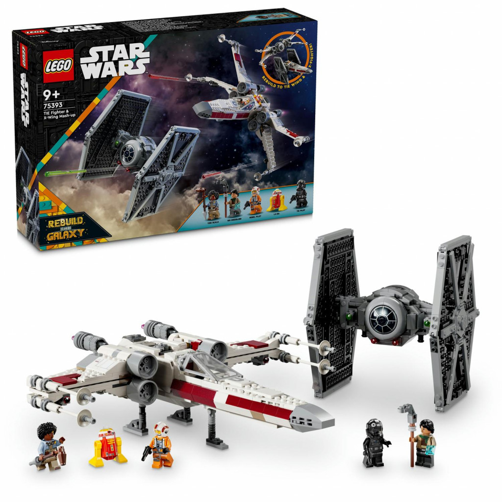 Lego® Stíhačka TIE & X-wing – kombinovaná stavebnica