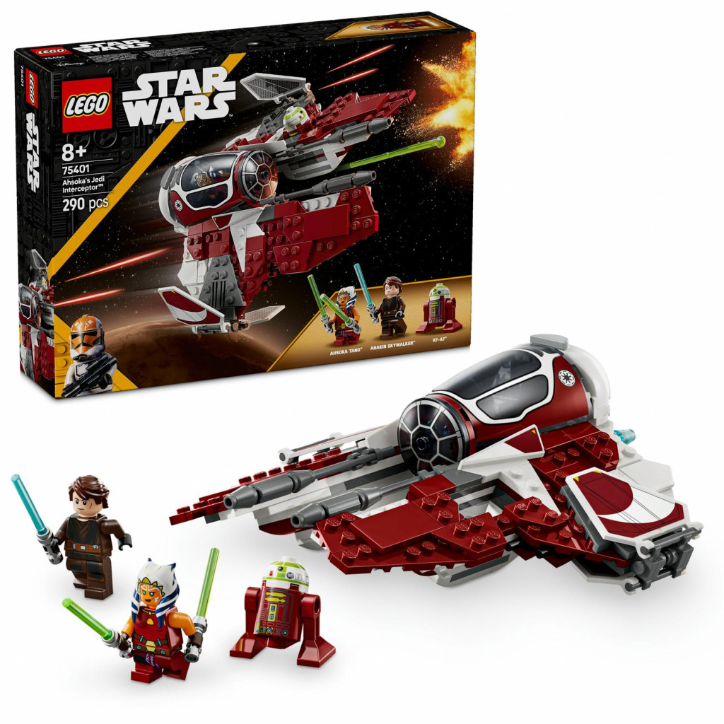 Lego® Ahsoka a jediská stíhačka Interceptor™
