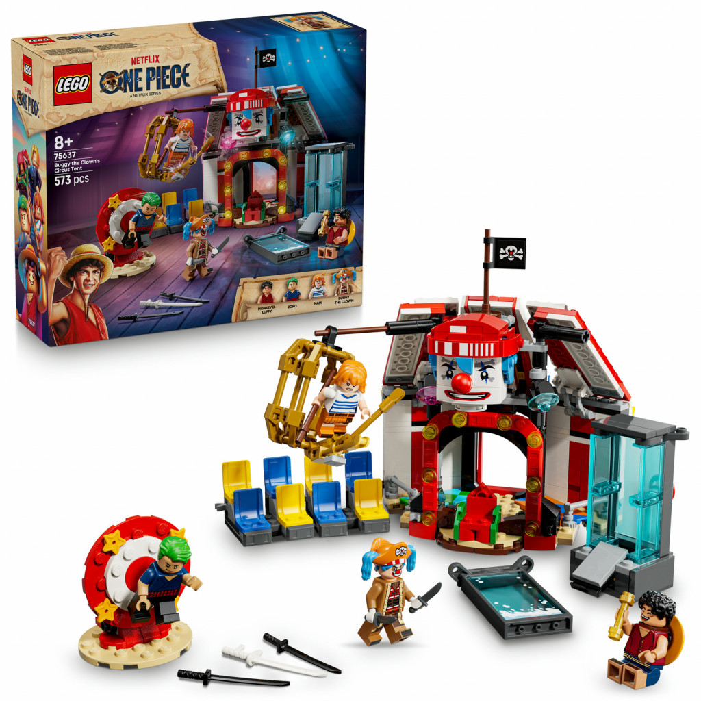 Lego® Klaun Buggy a jeho cirkusový stan