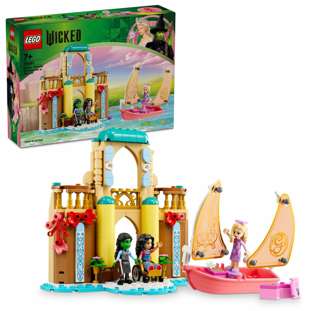 Lego® Glinda, Elphaba a Nessarose na Shiz univerzite