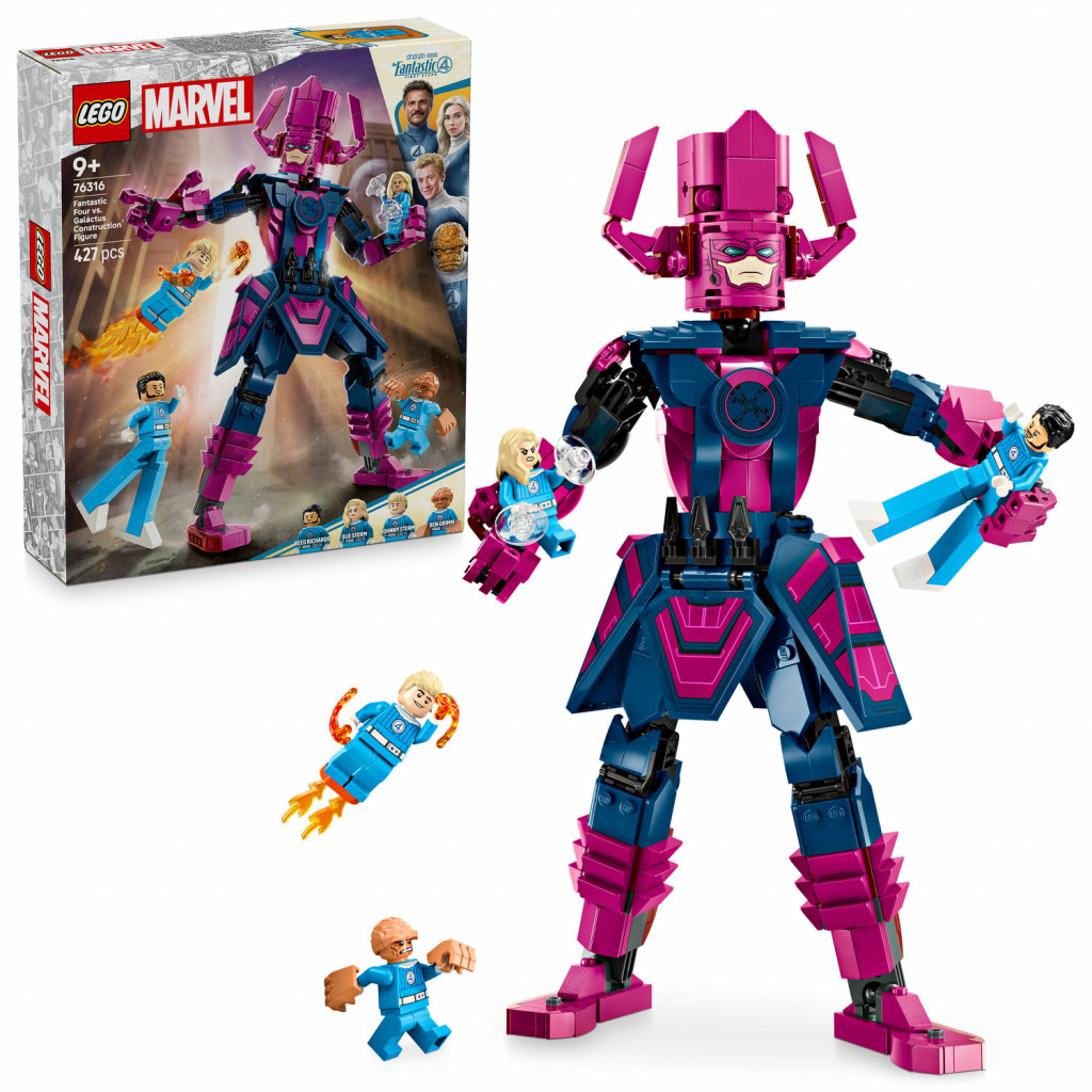 Lego® Fantastická štvorka vs. zostaviteľná figúrka Galactusa