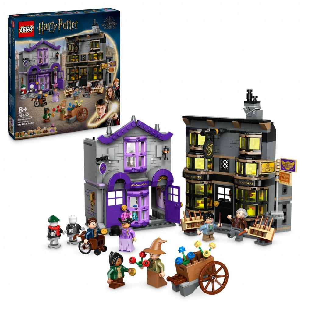 Lego® Ollivanderov obchod a Obchod madam Malkinovej