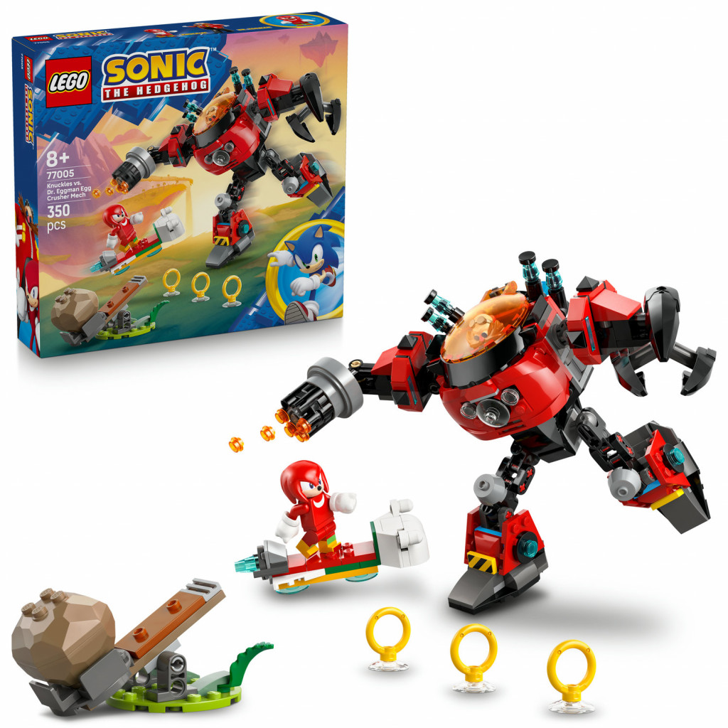Lego® Knuckles vs. Dr. Eggman: Robotický oblek Egg Crusher