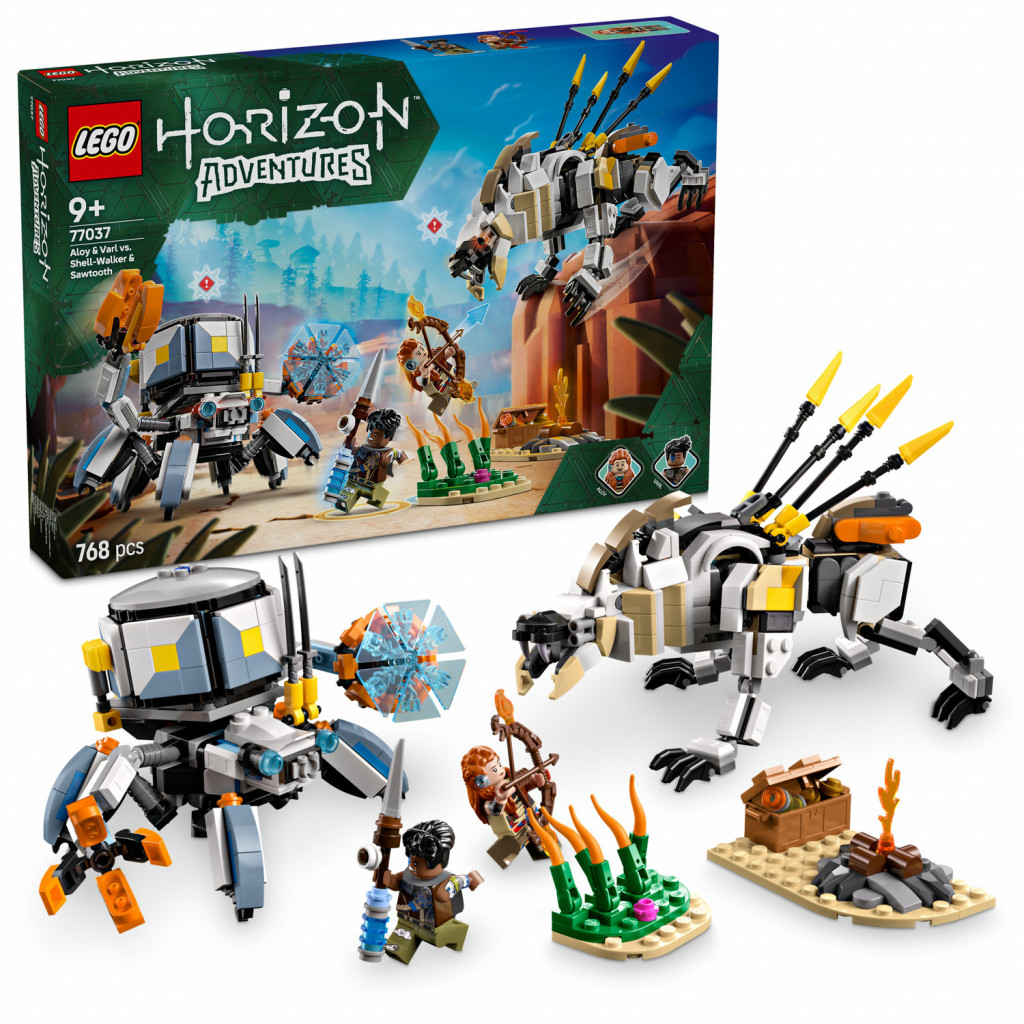 Lego® Aloy a Varl vs. Shell-Walker a Sawtooth