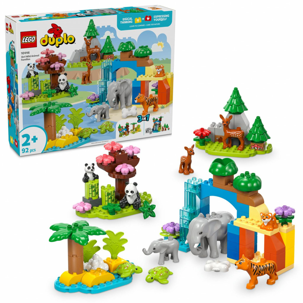 Lego® Rodinky divokých zvierat 3 v 1