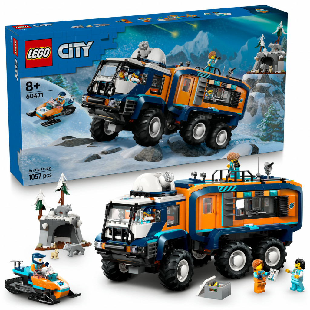 Lego® Nákladné auto s laboratóriom pre prieskumníkov Arktídy