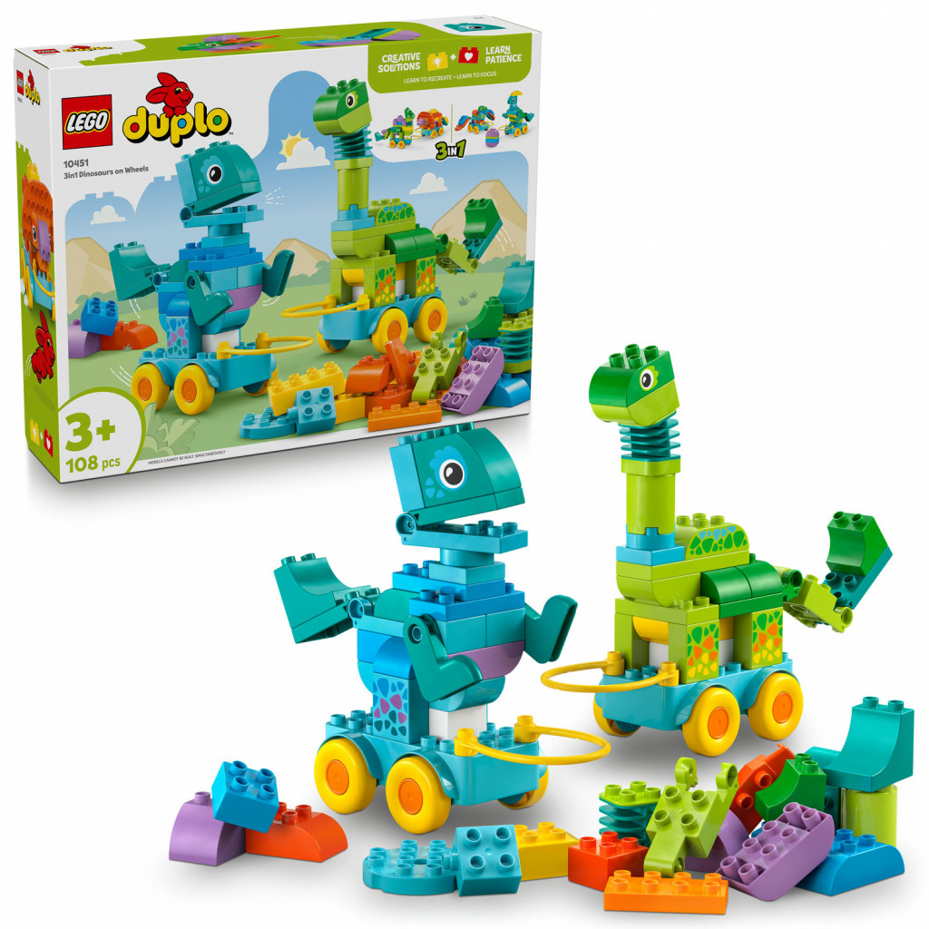 Lego® 3 v 1: Dinosaury na kolieskach