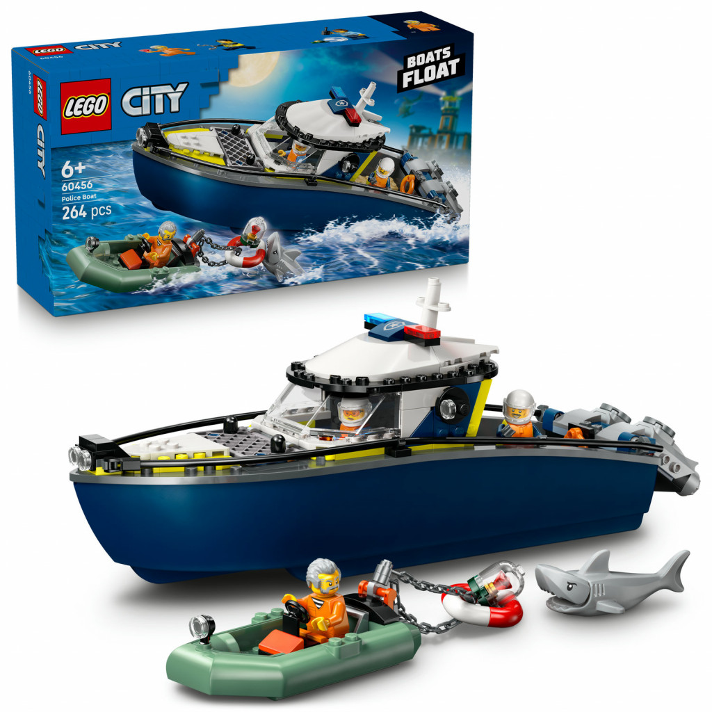 Lego® Naháňačka v policajnej lodi
