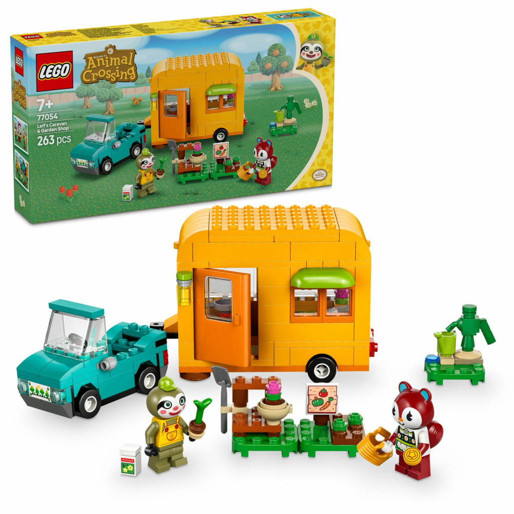 Lego® Leif, karavan a záhradkársky obchod