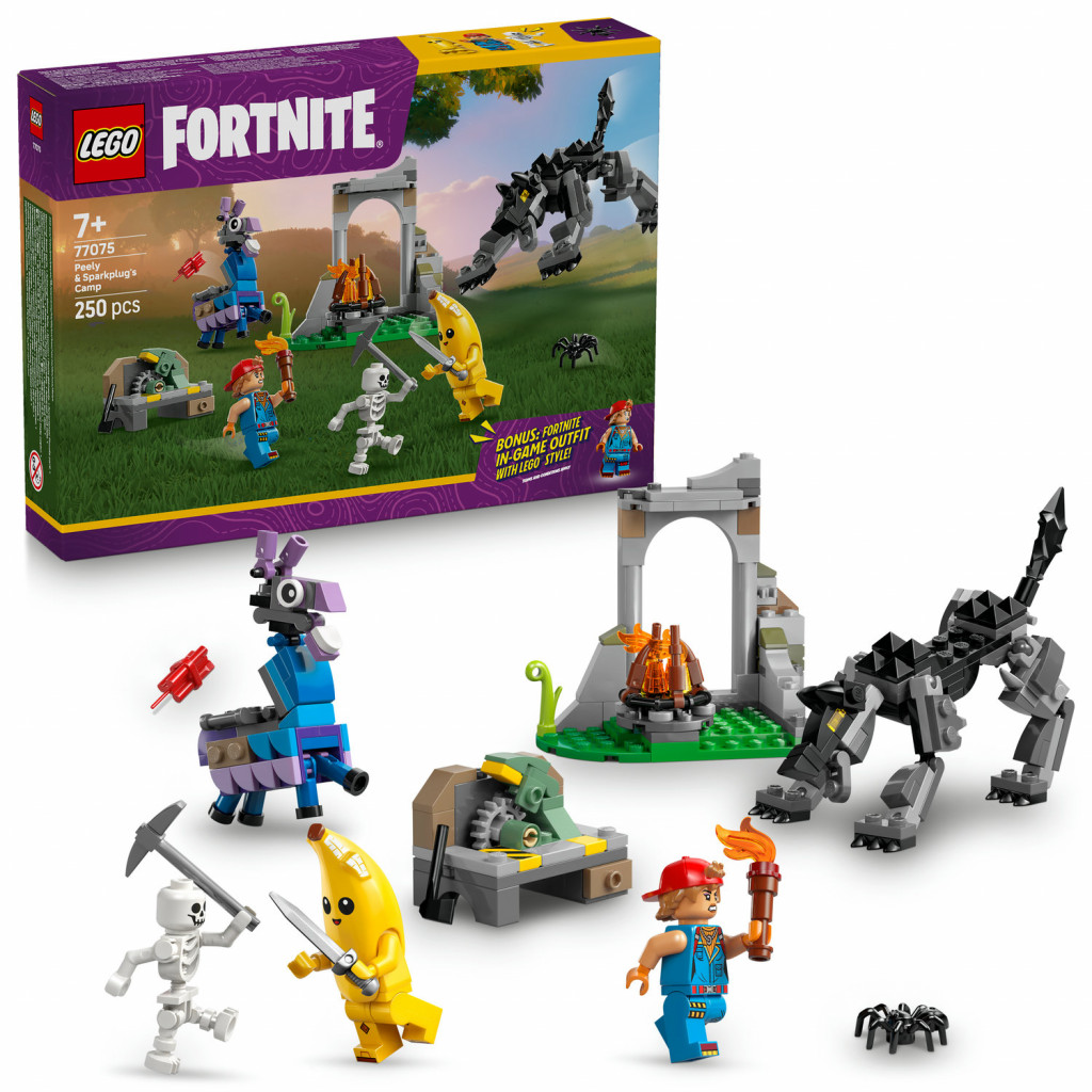 Lego® Peely a Sparkplug a ich táborisko