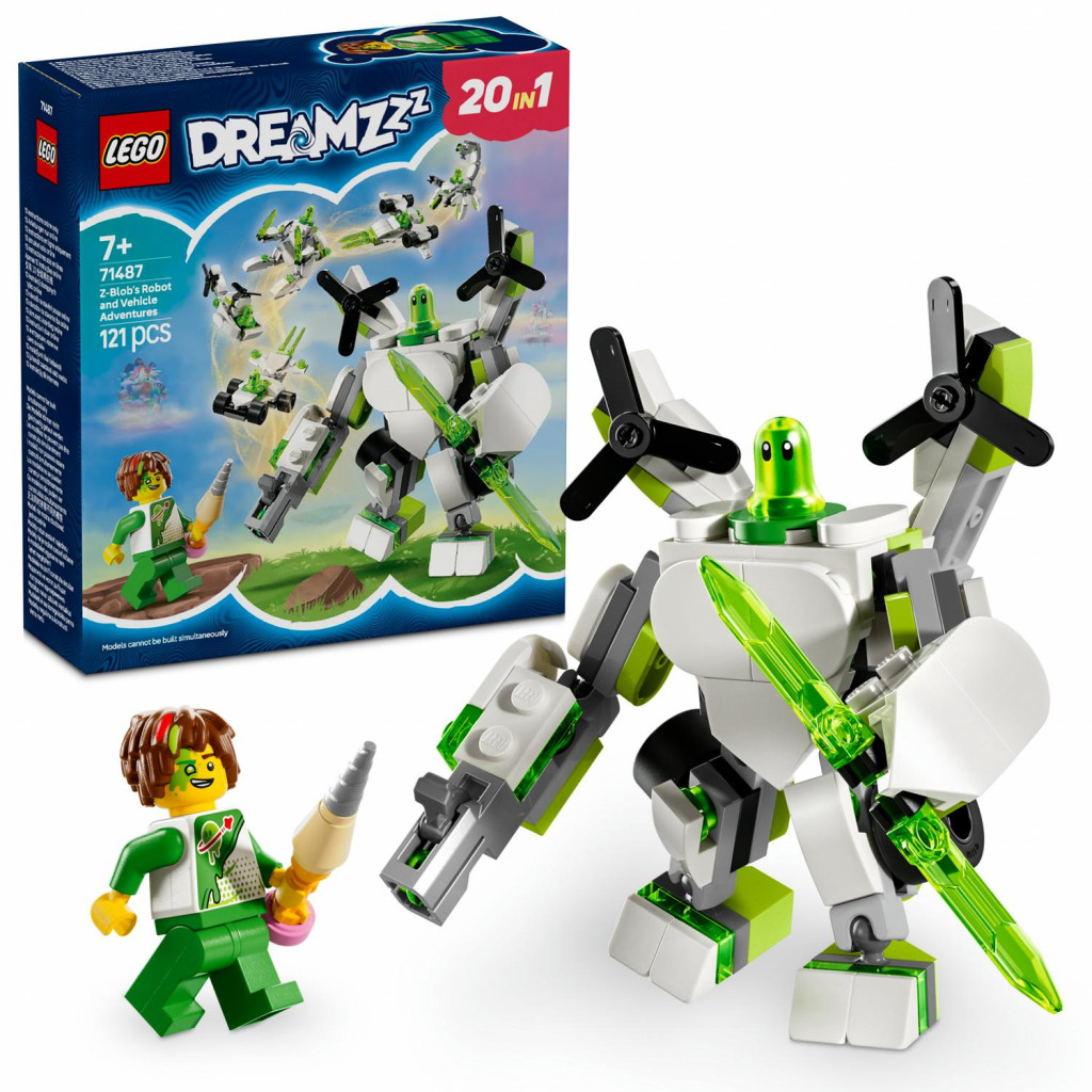 Lego® Z-Blobove dobrodružstvá s robotmi a vozidlami