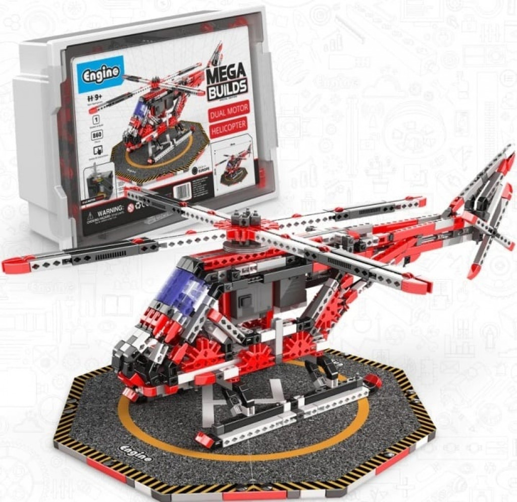 Engino Engino MEGA BUILDS: Dvojmotorový vrtuľník