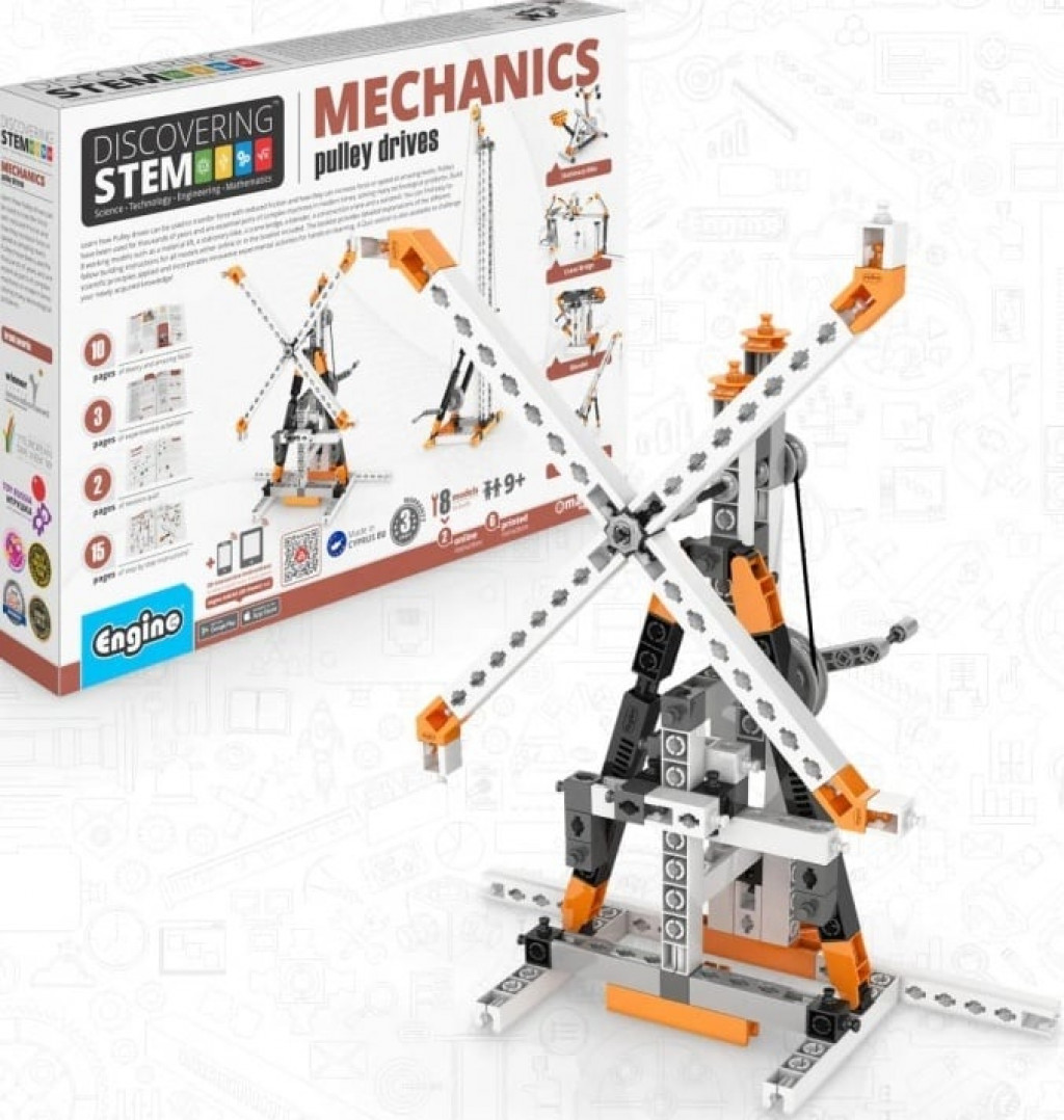 Engino Engino STEM MECHANICS: Kladkové pohony