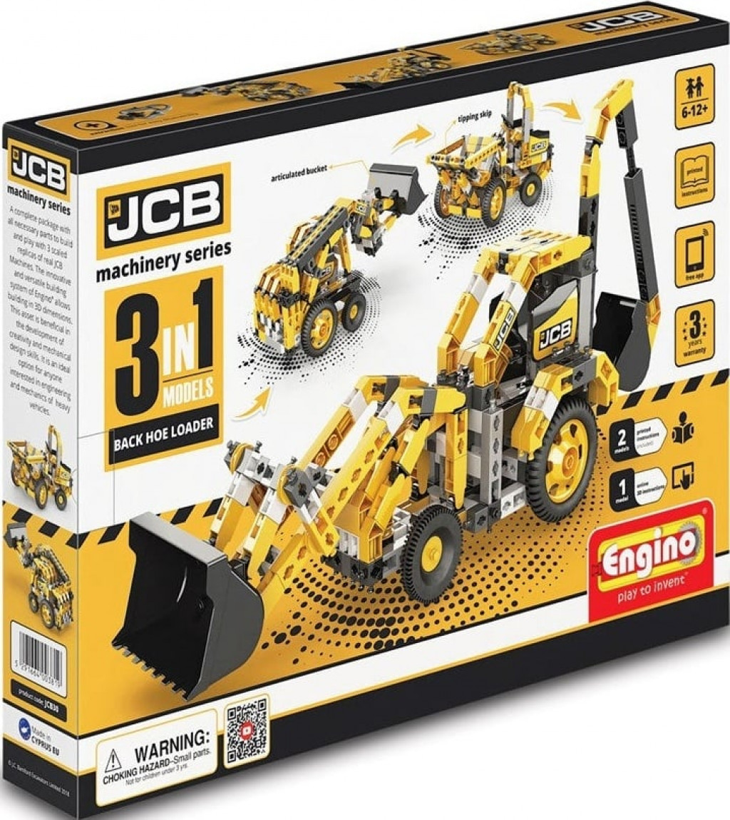 Engino Engino Creative builder rýpadlo - nakladač machinery set