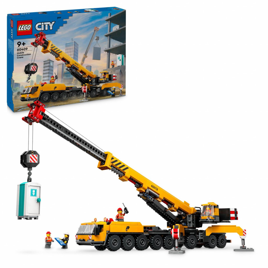 Lego® Žltý pojazdný stavebný žeriav