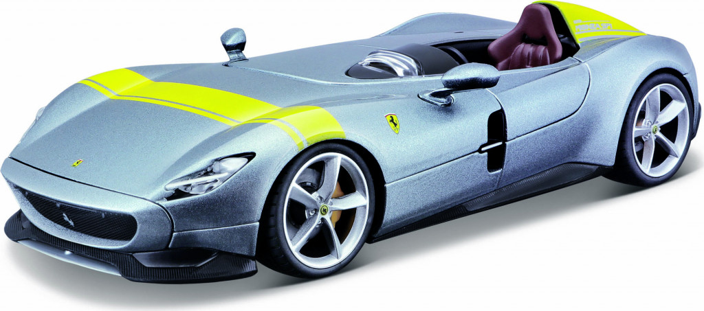 Bburago 2025online Bburago 1:24 Ferrari Monza SP1 Silver Blue