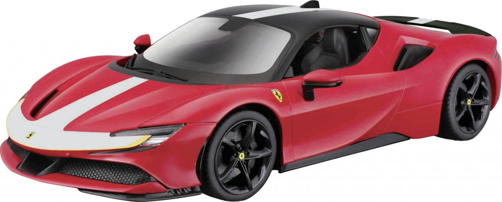 Bburago 2025online Bburago 1:18 Ferrari Signature Series SF90 Stradale Assetto Fiorano Red