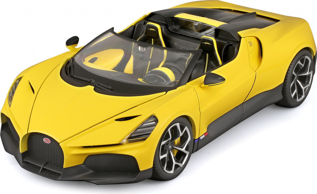 Bburago 2025online Bburago 1:18 TOP - Bugatti Mistral - Yellow