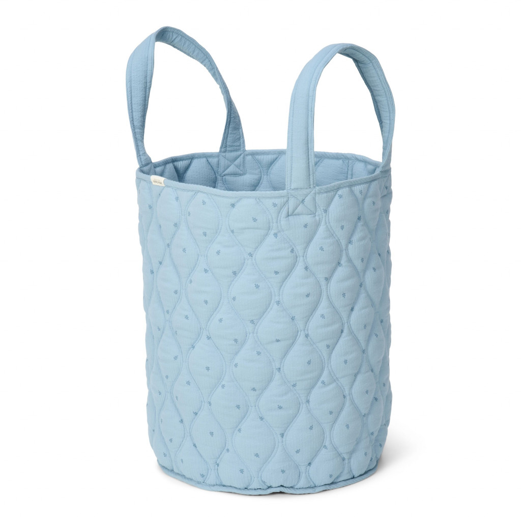 Little Dutch Košík textilný veľký Pure Denim Blue