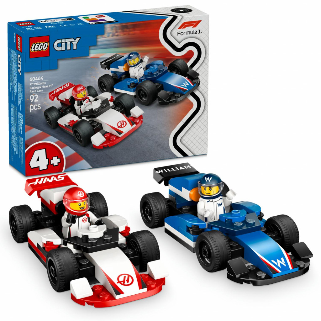 Lego® Pretekárske autá F1® Williams Racing a Haas F1®