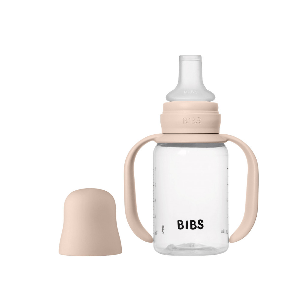 Všetky značky||BIBS BIBS detská fľaša so silikónovým náustkom 150 ml (Blush)