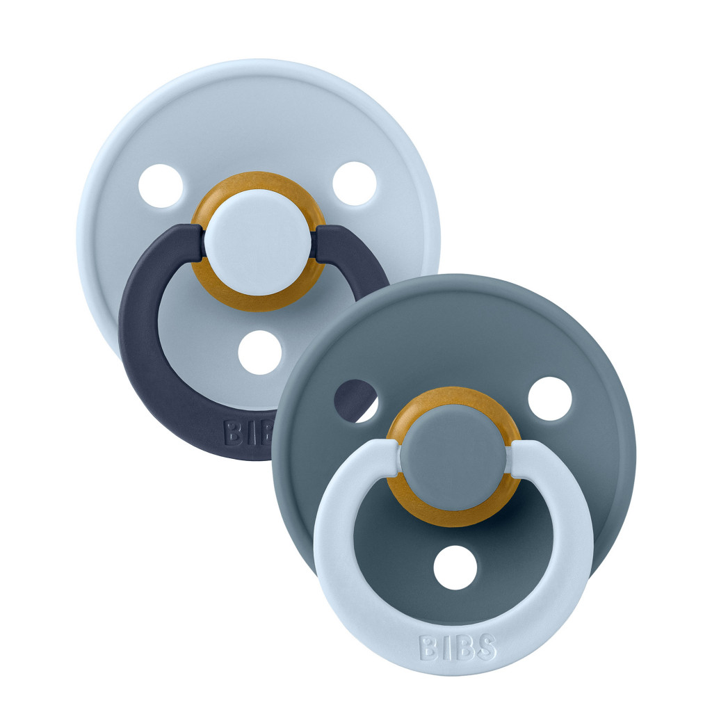 Všetky značky||BIBS STUDIO BIBS STUDIO Colour Fusion cumlíky z prírodného kaučuku 2ks – veľkosť 3 (Baby Blue Petrol mix)