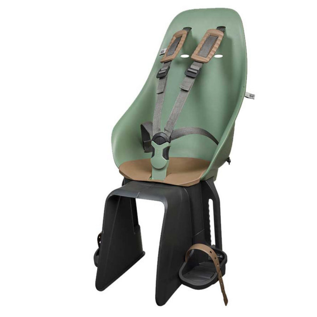 Urban Iki Zadná sedačka Ta-ke na bicykel pre MIK nosiče Icho Zelená/Kurumi Hnedá Icho Zelená/Kurumi Hnedá