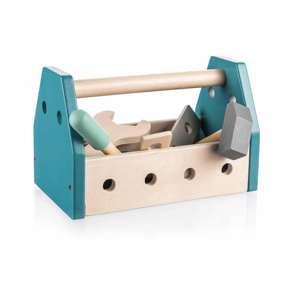 Zopa Dřevěná sada nářadí v boxu, Blue