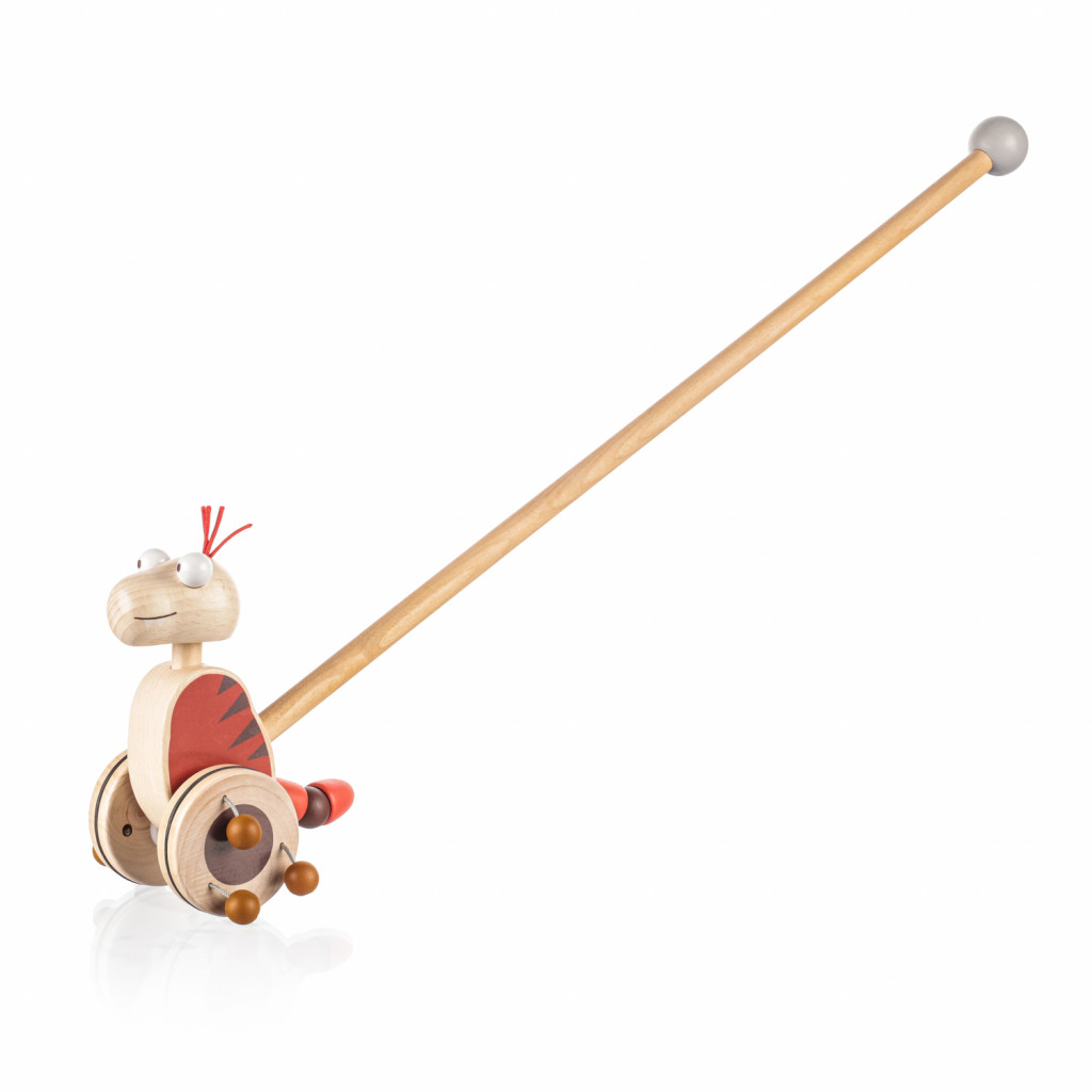 Zopa Dřevěný jezdík Dinosaurus, Red