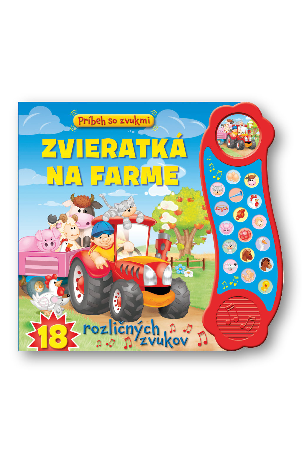 Svojtka Príbeh so zvukmi – Zvieratká na farme – 18 rôznych zvukov