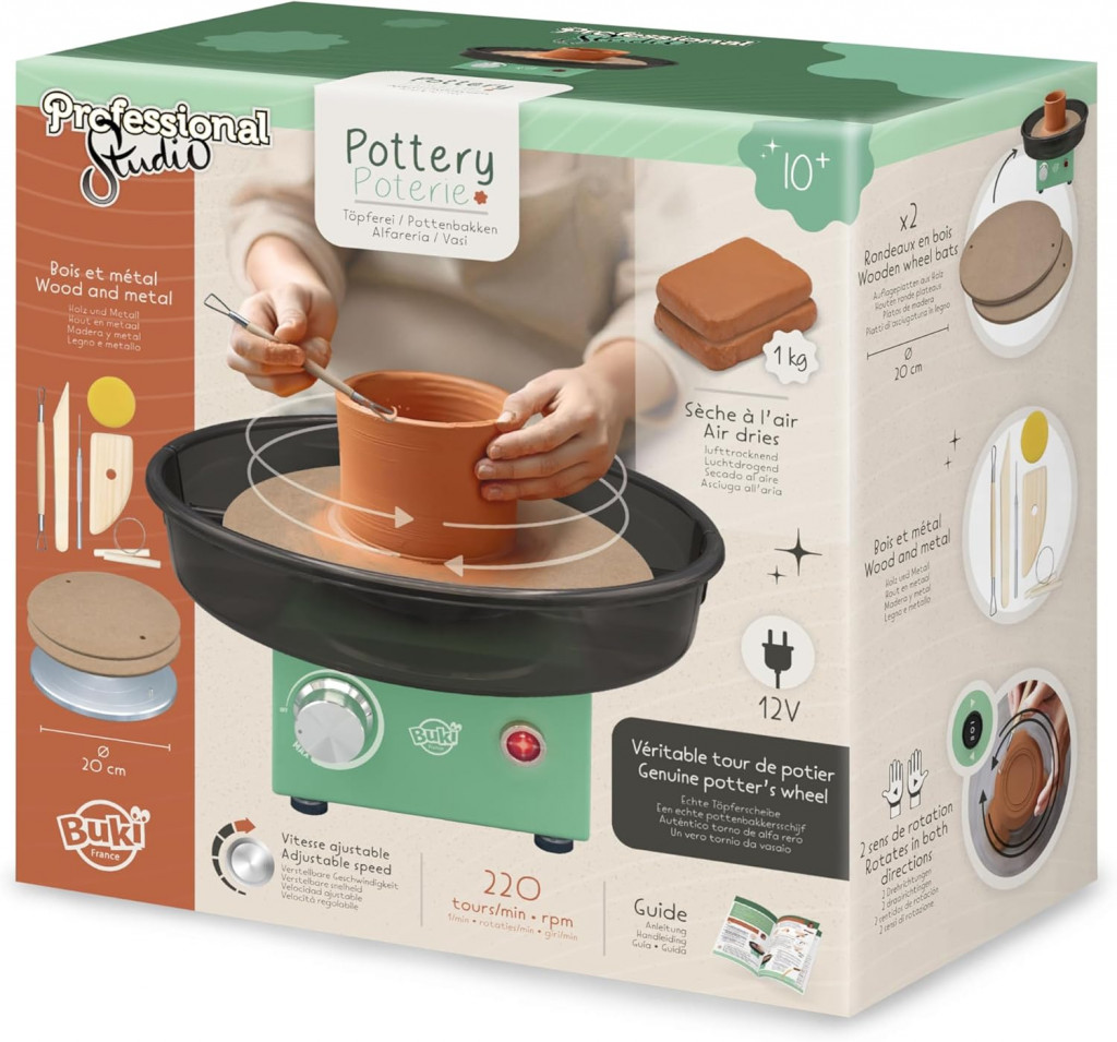 Buki France Kreatívna sada - Hrnčiarsky kruh