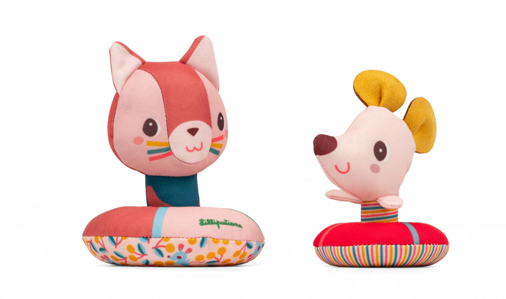 Lilliputiens Lilliputiens – hračka do vody – mačička Jeanne a myška