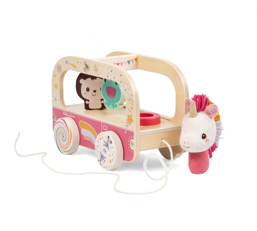 Lilliputiens Lilliputiens – drevený autobus – jednorožec Lena