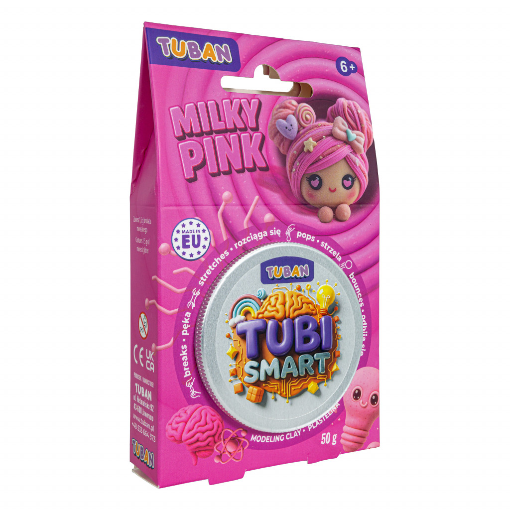 TUBAN Tubi Smart Modelovacia hmota Milky Pink 50 g