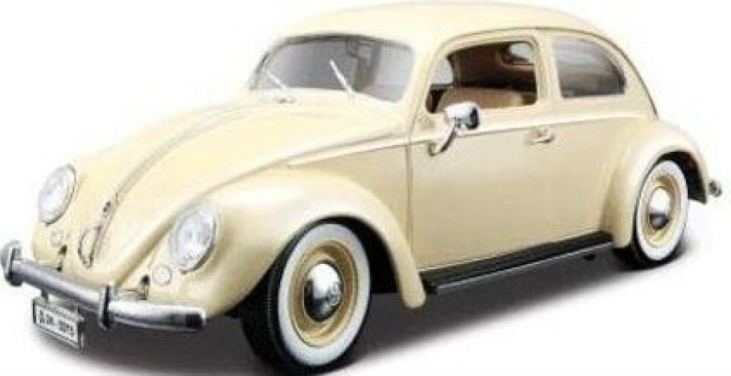 Bburago 2025online Bburago 1:18 Volkswagen Beetle 1955 Beige