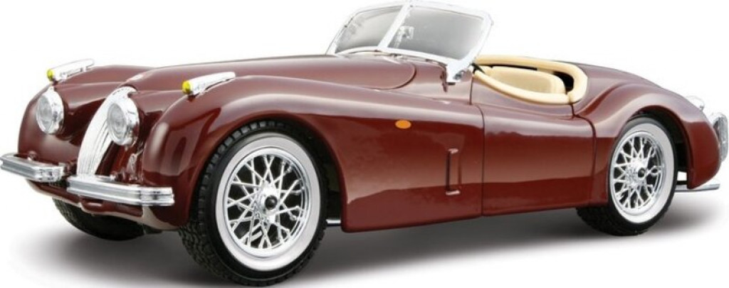 Bburago 2025online Bburago 1:24 Jaguar XK 120 Roadster (1951) Red