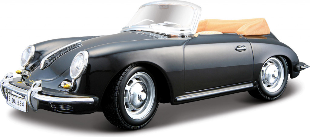 Bburago 2025online Bburago 1:24 Porsche 356 B Cabriolet Black